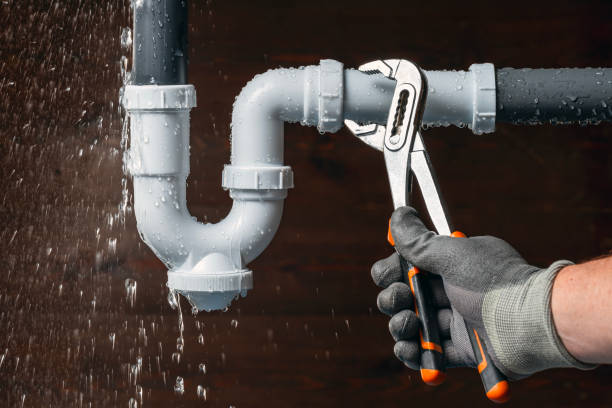 Professional Emergency Plumber technician working in Roanoke, IN